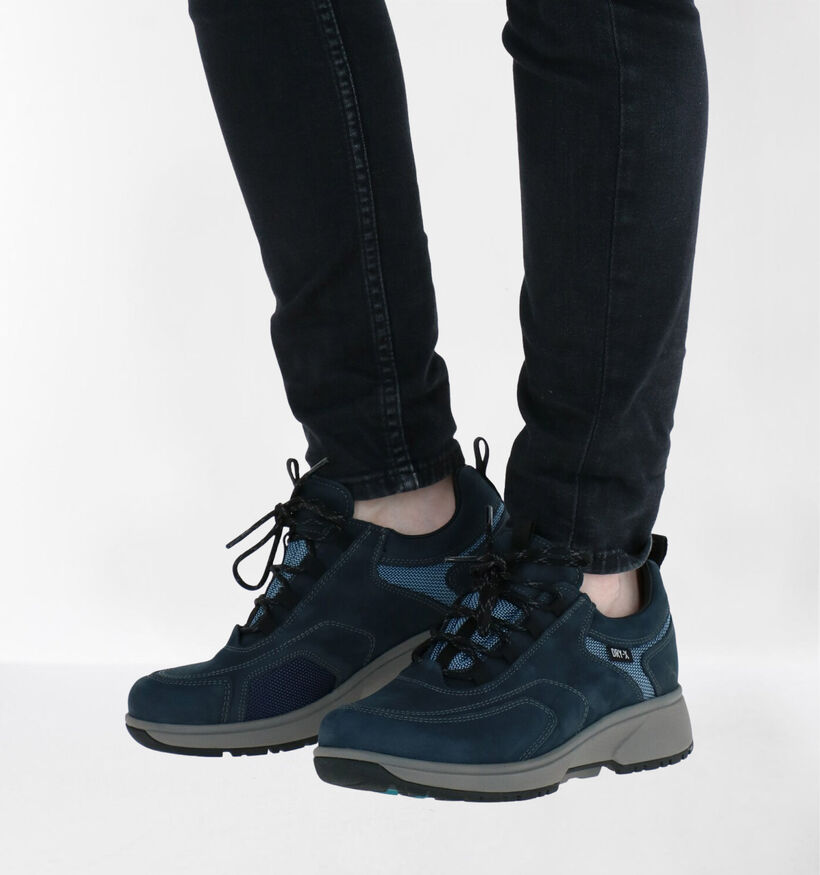 Xsensible Uppsala Blauwe Wandelschoenen in nubuck (284949)