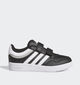 adidas Hoops 4.0 Zwarte Sneakers voor jongens, meisjes (362468)