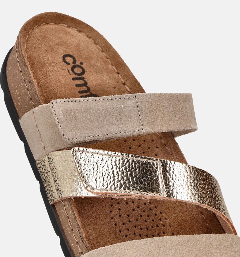 Comfort Plus Lily Donkerbeige Sandalen voor dames (373785)
