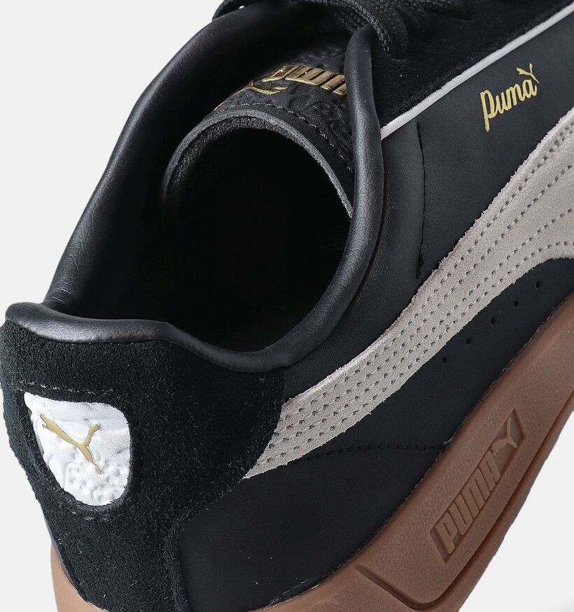 Puma Club Klassika Baskets en Noir pour femmes (350412) - pour semelles orthopédiques