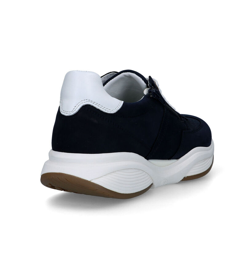 Xsensible SWX4 Blauwe Sneakers in nubuck (324834)