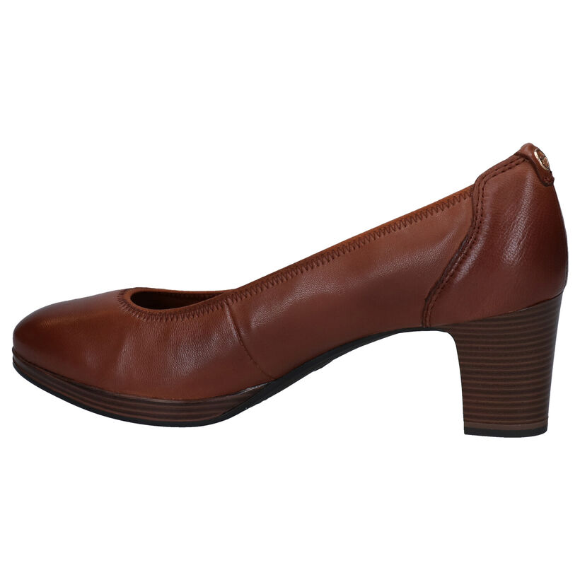 Tamaris Touch It Cognac Pumps in leer (280731)