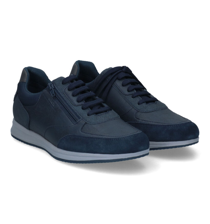 Geox Avery Cognac Veterschoenen in leer (294766)