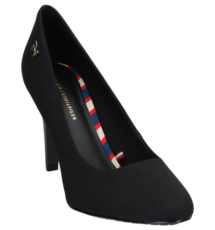 Tommy Hilfiger Zwarte Pumps in stof (255910)