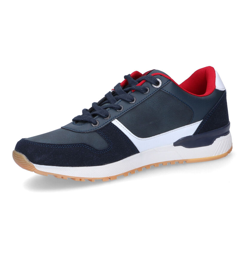 Jack & Jones Gower Blauwe Sneakers in kunstleer (305178)