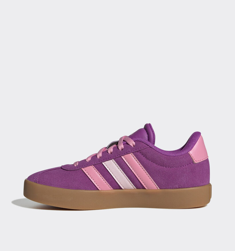 adidas Court 3.0 Paarse Sneakers voor meisjes (350161)