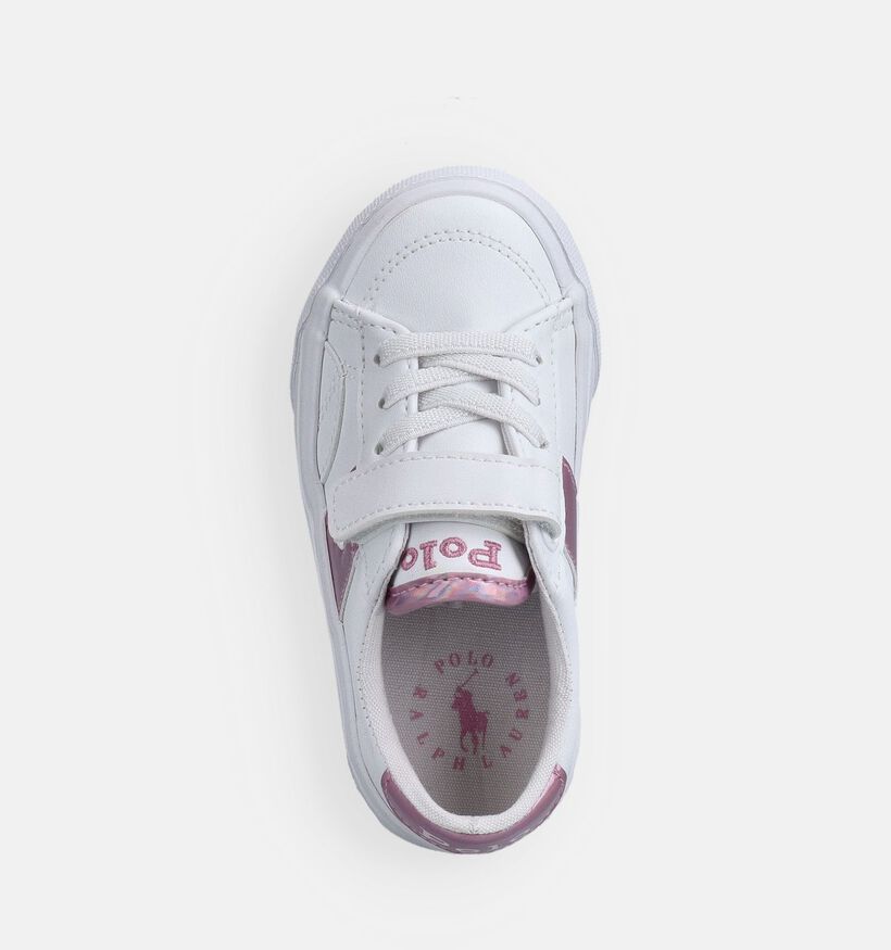 Polo Ralph Lauren Ryley PS Baskets basses en Blanc pour filles (368897)