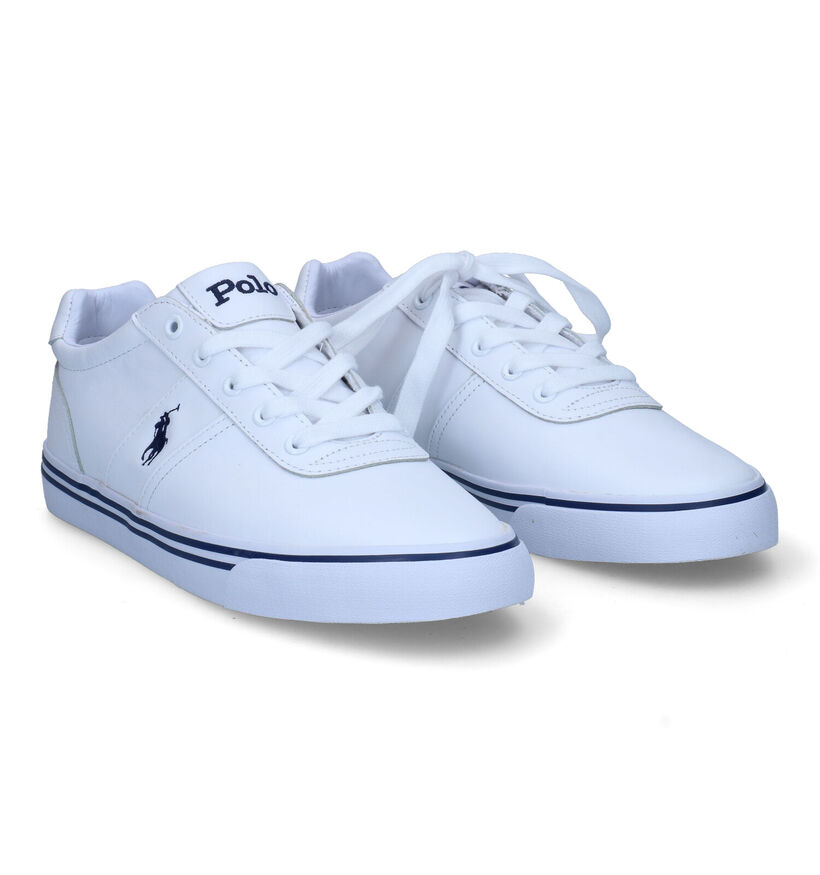 Polo Ralph Lauren Hanford Zwarte Veterschoenen in leer (313109)