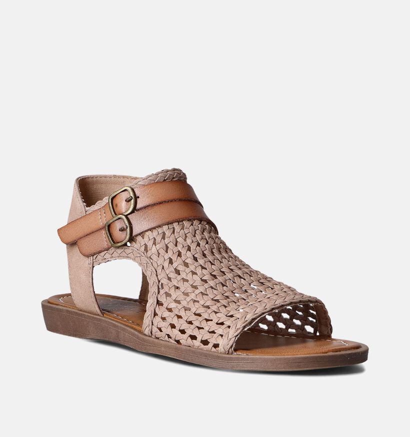 Blowfish Malibu Dream Sandales plates en Taupe pour femmes (355001)