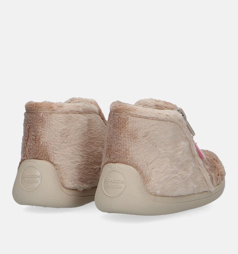 Milo & Mila Pantoufles pour bébé en Beige pour filles (348620)