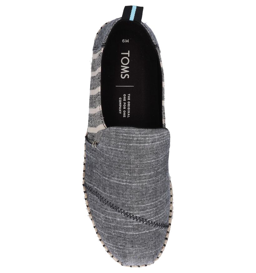 Grijze Espadrilles Toms in stof (242098)
