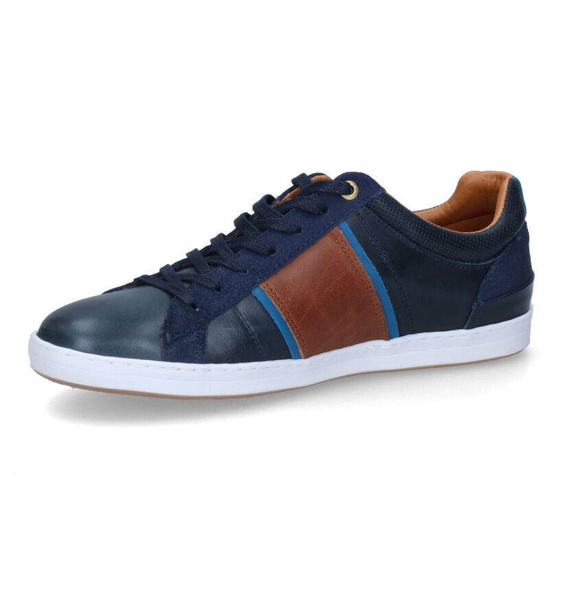 Pantofola d'Oro Torretta Low Blauwe Veterschoenen voor heren (305442) - geschikt voor steunzolen