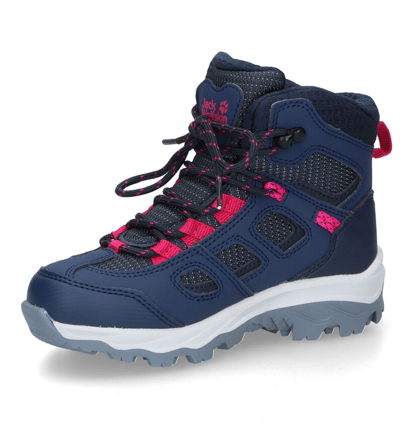 Jack Wolfskin Vojo Texapore Chaussures de randonnée Hautes en Bleu en simili cuir (307743)