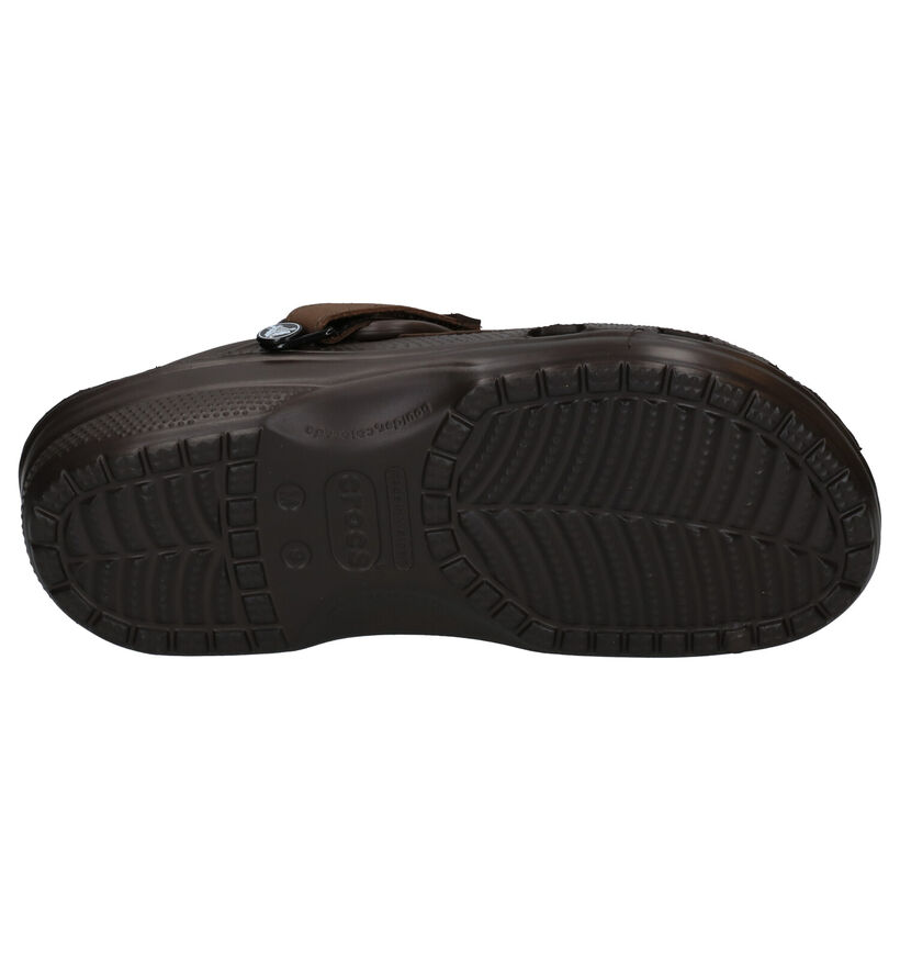 Crocs Yukon Vista Bruine Slippers in nubuck (270738)