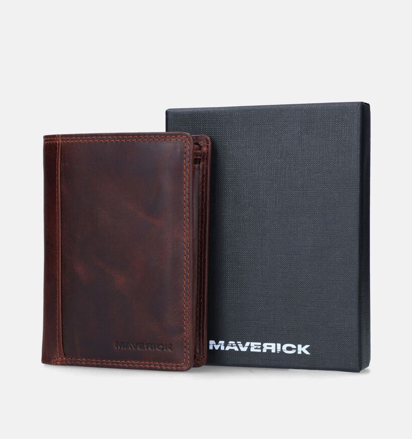 Maverick Portefeuille en Brun pour hommes (358812)
