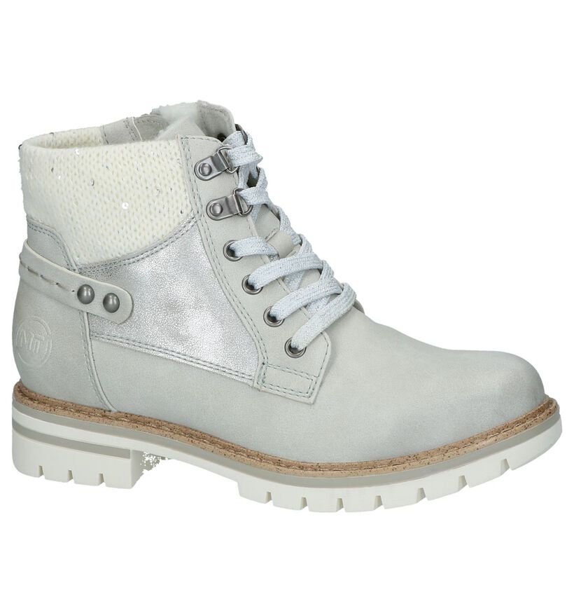 Marco Tozzi Bottillons en Gris clair en simili cuir (226343)