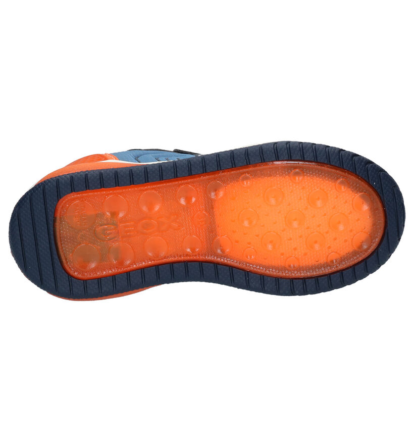 Geox Blauwe Velcroschoenen in kunstleer (265801)