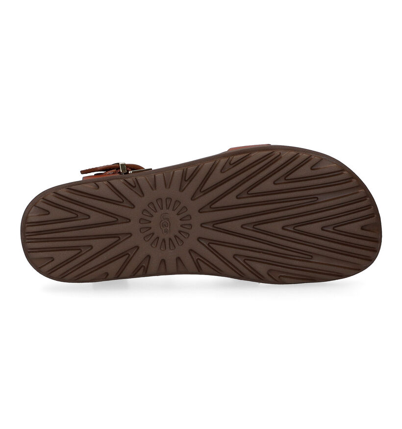 UGG Solivan Strap Sandales en Cognac pour femmes (303422)