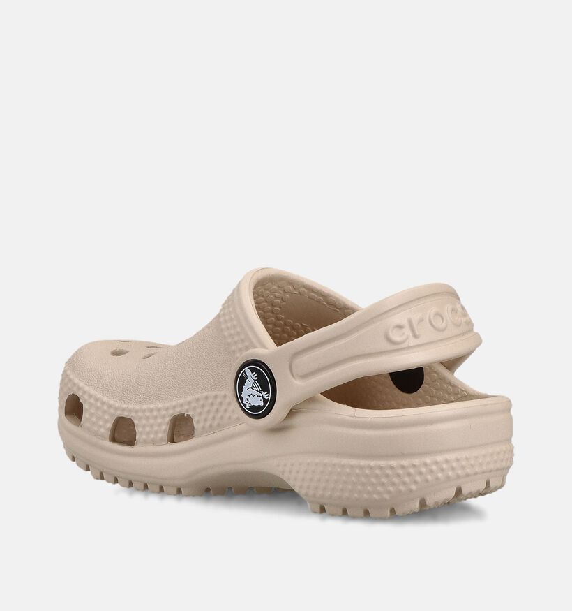 Crocs Classic Clog Nu-pieds en Beige pour filles, gar&ccedil;ons (371015)
