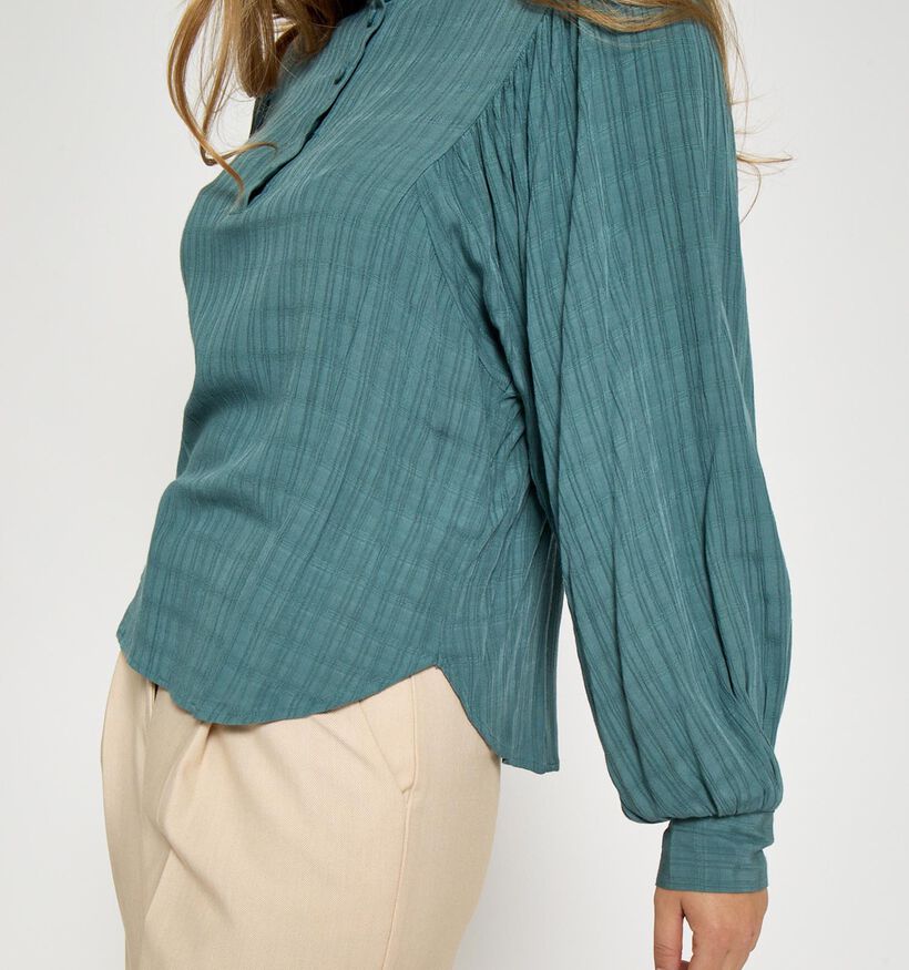 Minus Anine Groene Blouse voor dames (366696)