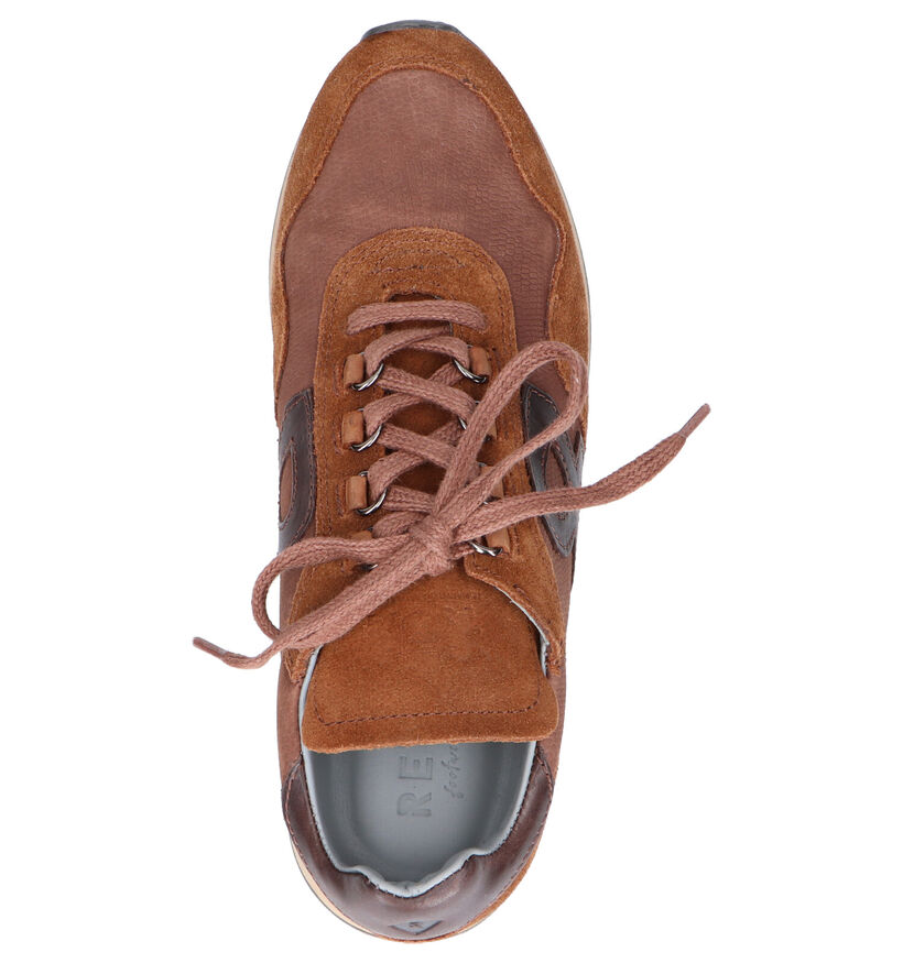Revolte Jagger Kaki Sneakers in leer (254822)