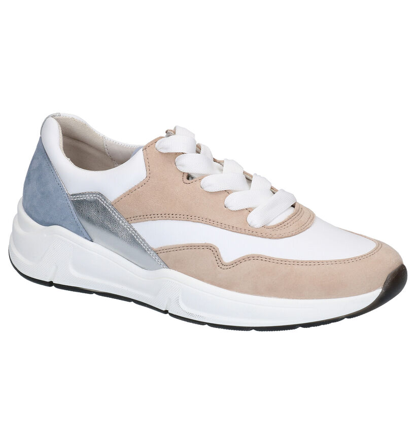 Gabor OptiFit Chaussures à lacets en Taupe en cuir (271542)