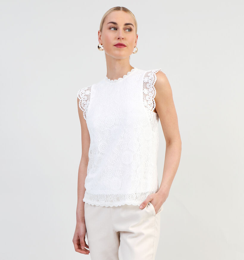 Pieces Olline Roze Kanten Top voor dames (335625)