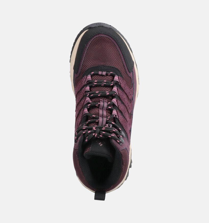 Columbia Strata Trail Mid Bordeaux Wandelschoenen voor dames (377309) - geschikt voor steunzolen