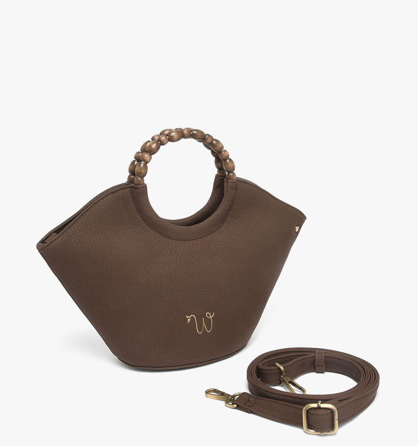 Woomen Neflier Pearl Donkerbruine Handtas voor dames (378677)