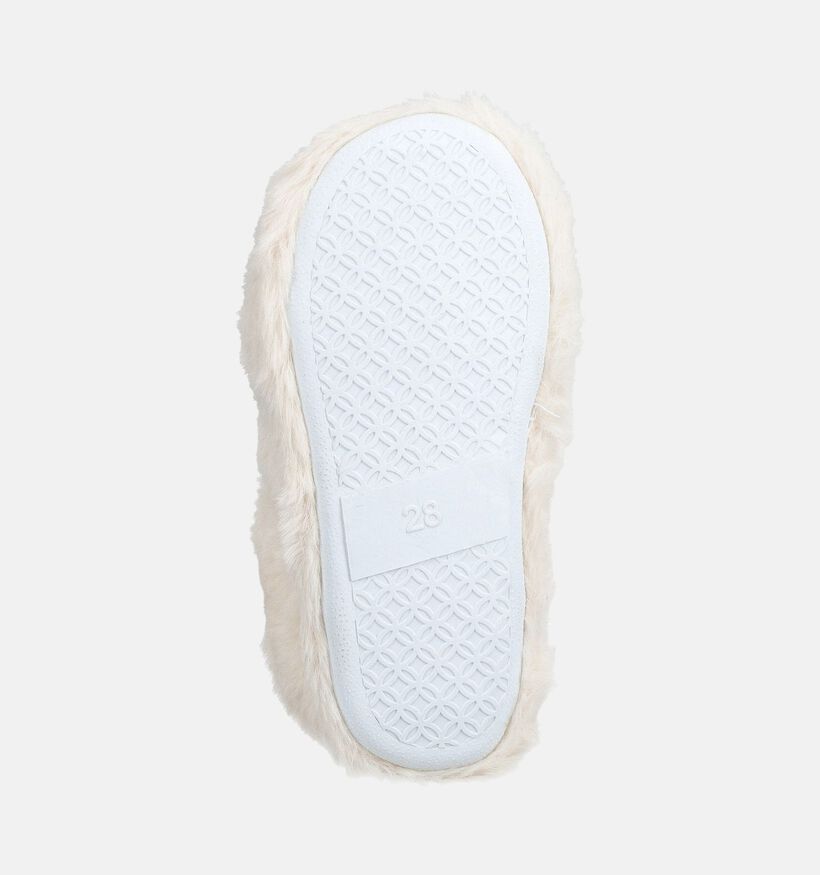 Laurent David Teddy Bear Ecru Pantoffels voor meisjes (381110)
