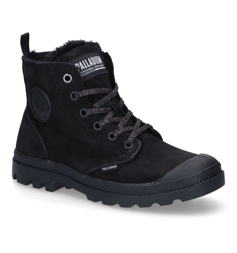 Palladium Pampa Hi Bottines en Camel en nubuck (313500)