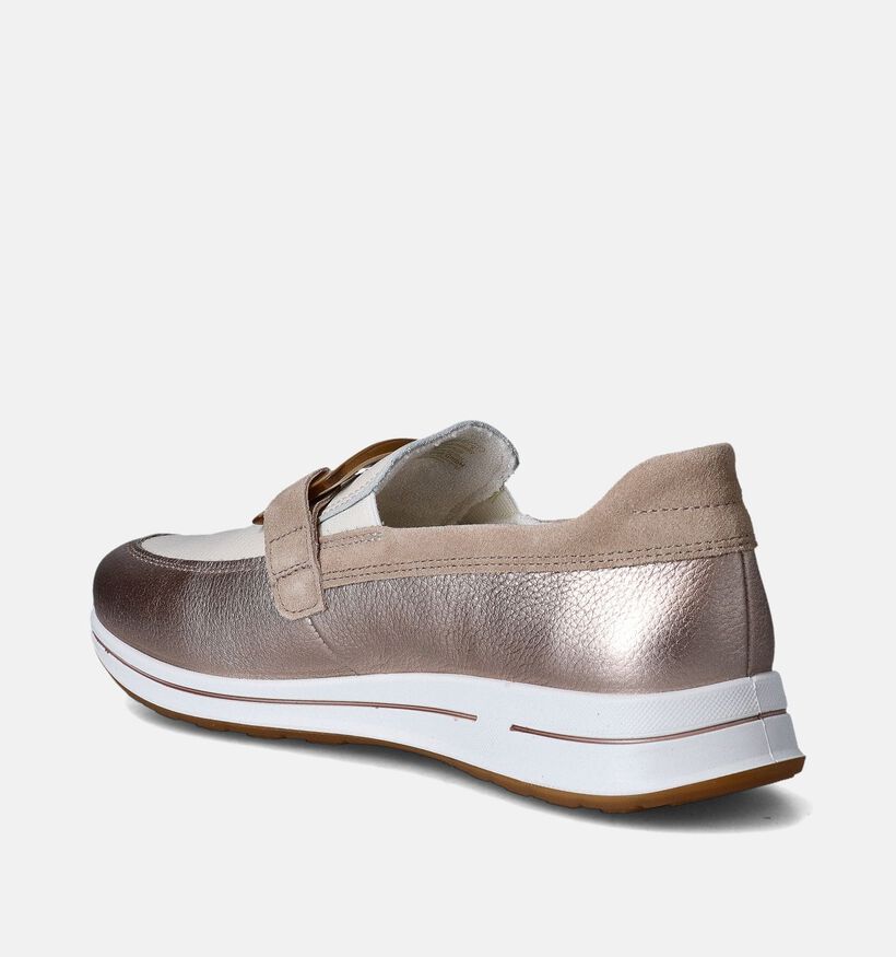 Ara Osaka High Soft Mocassins en Or pour femmes (355197) - pour semelles orthopédiques