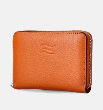 Crinkles Portemonnees Zwart/Wit/Oranje/Bruin/Taupe/Blauw/Groen