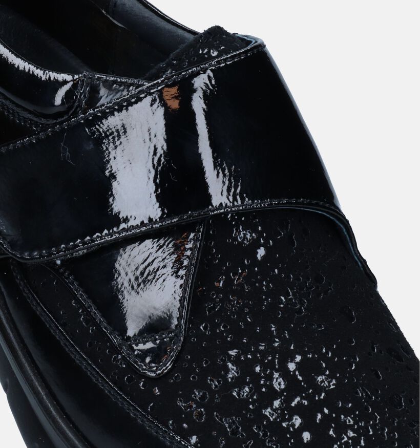 G-Comfort Zwarte Velcroschoenen voor dames (331687) - geschikt voor steunzolen
