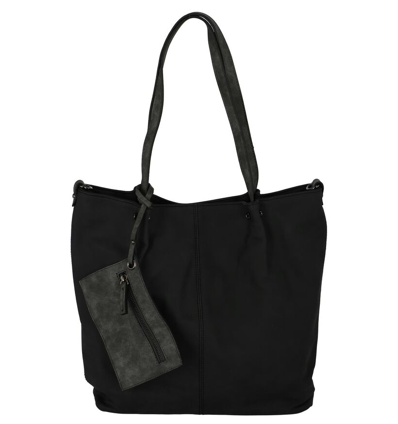 Emily & Noah Grijze Bag in Bag Shopper Tas in kunstleer (284365)