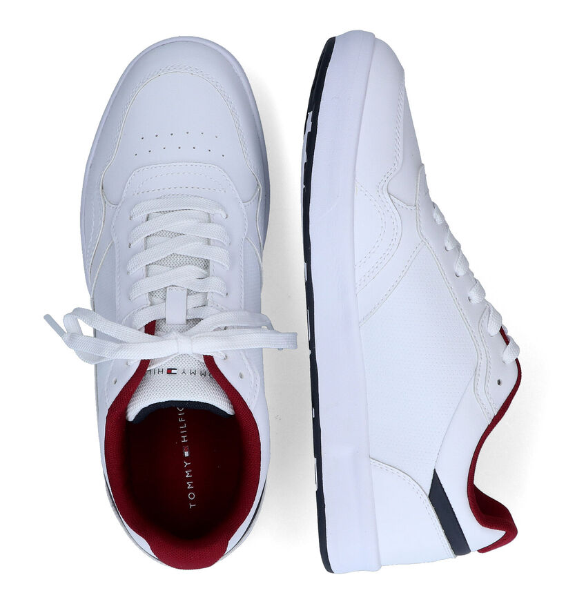 Tommy Hilfiger Modern Cup Baskets en Blanc pour hommes (318247) - pour semelles orthopédiques