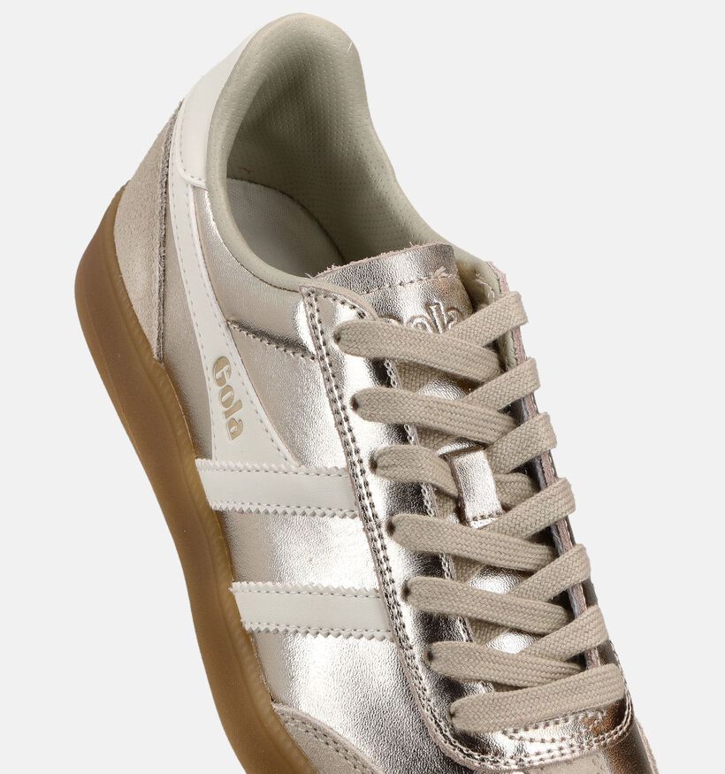 Gola Viper Metallic Gouden Sneakers voor dames (368333) - geschikt voor steunzolen