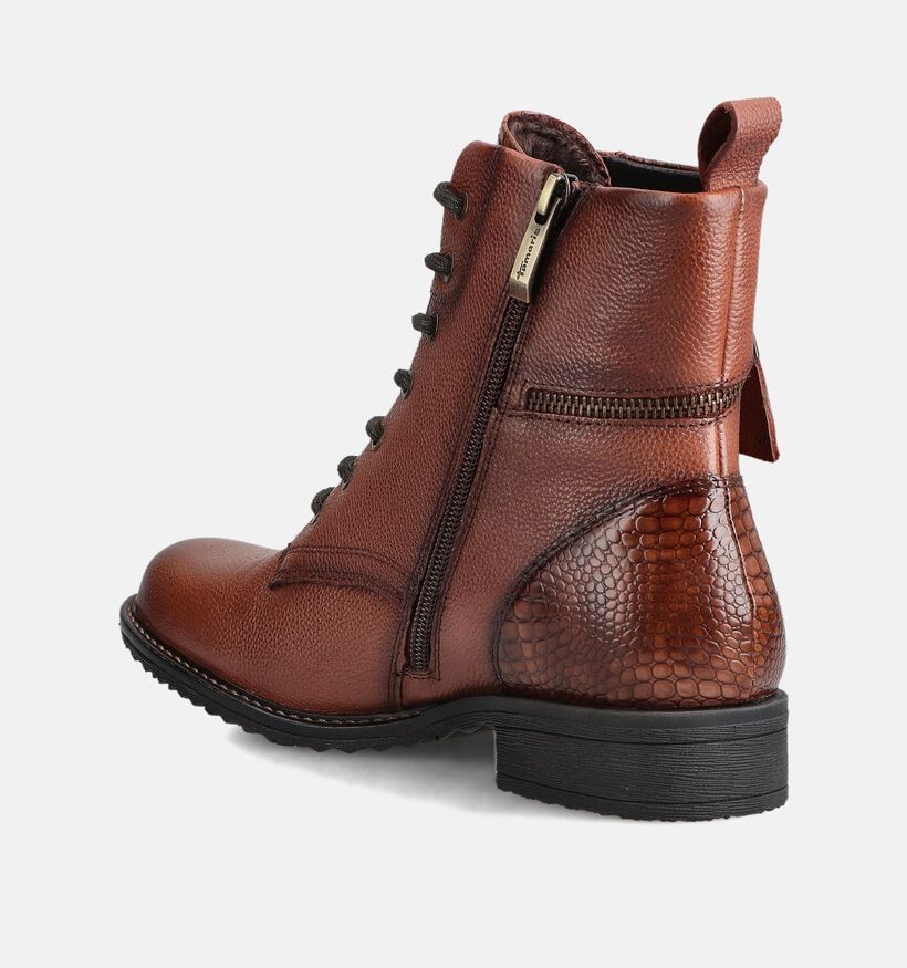 Tamaris Boots à lacets en Cognac pour femmes (362761)