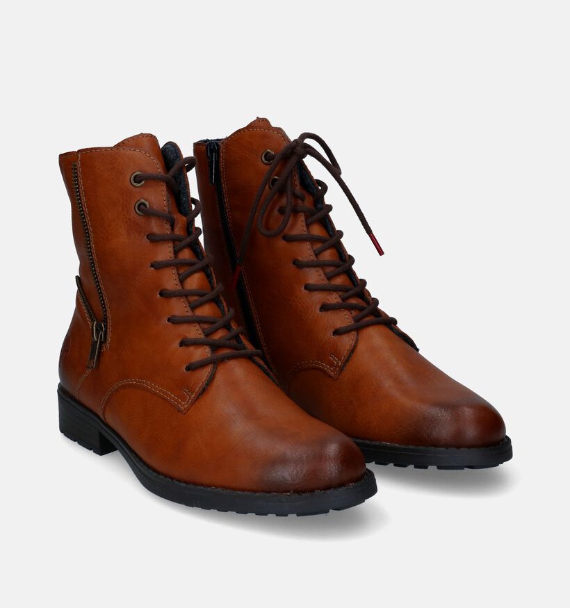 Rieker Cognac Veterboots voor dames (315755)