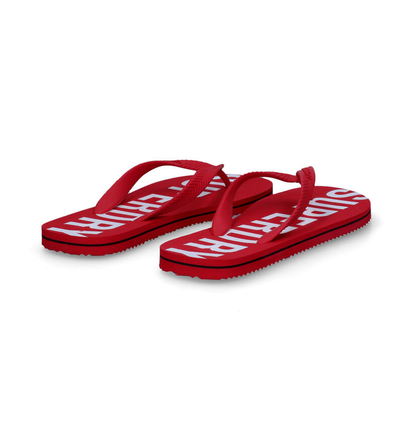 Superdry Code Essential Zwarte Teenslippers in kunststof (305765)