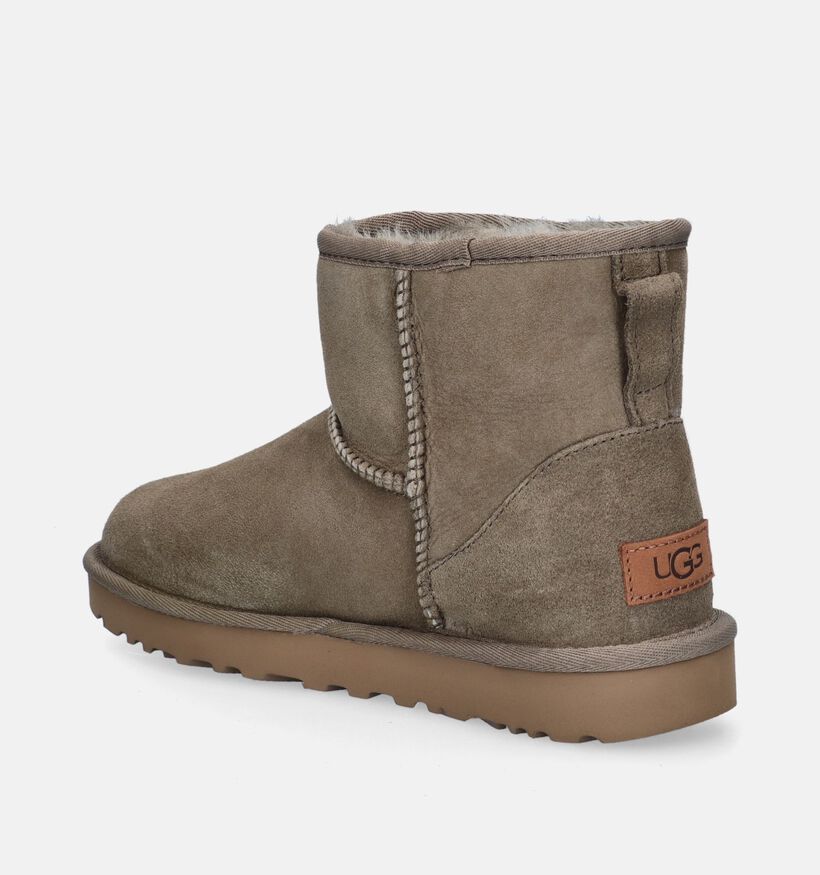 UGG Classic Mini Bottes en Taupe pour femmes (344850)