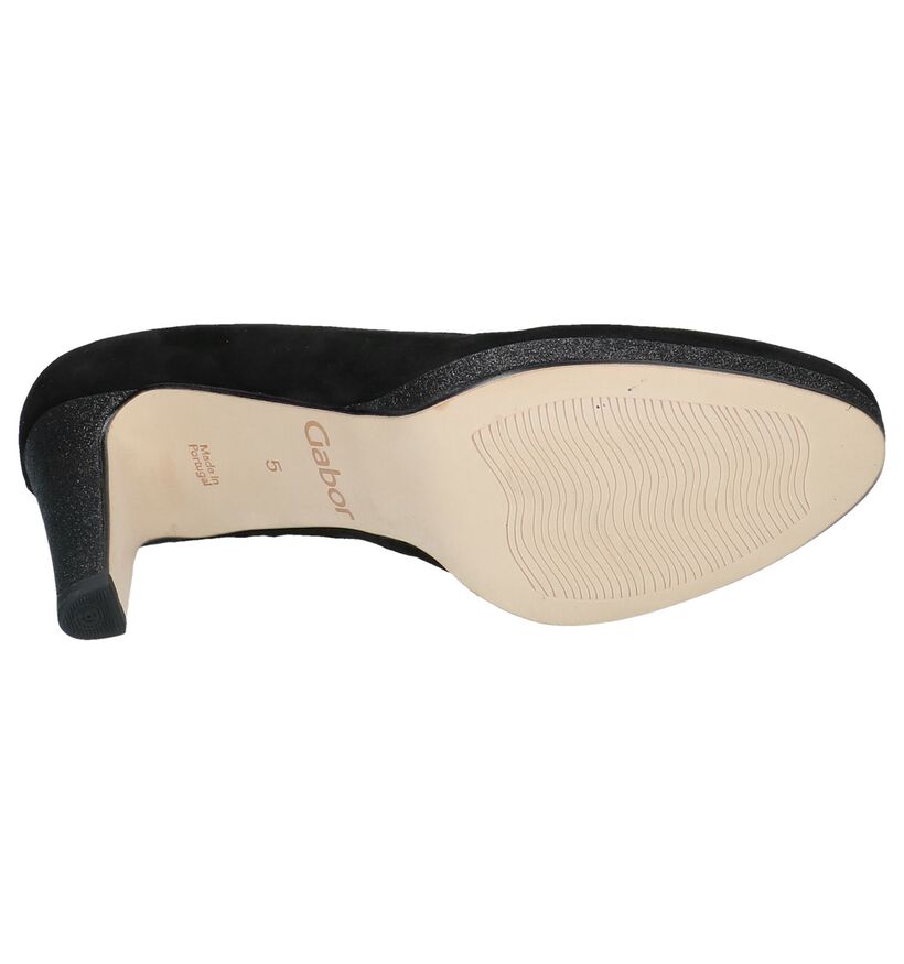 Soft & Smart Escarpins classique en Noir en daim (231321)