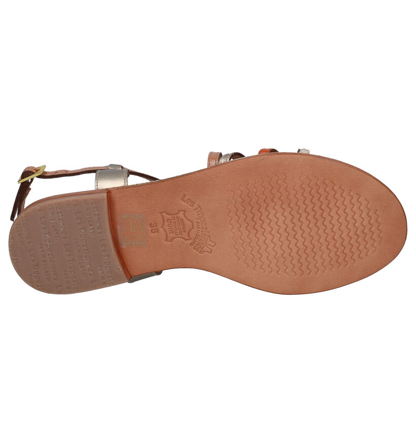 Les Tropeziennes Harry Cognac Sandalen in leer (275034)