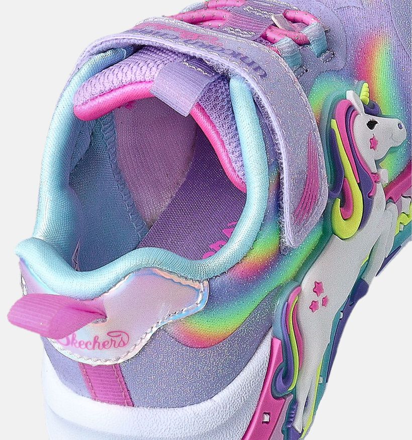 Skechers S-Lights Unicorn Lila Sneakers voor meisjes (361550)