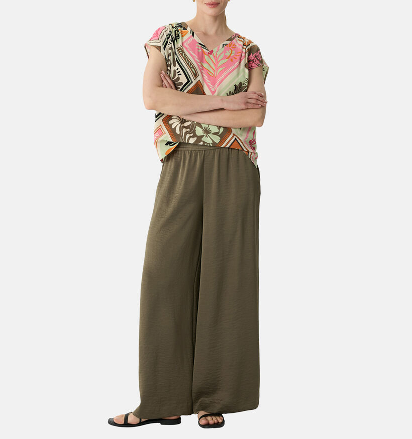 comma Blouse en Vert pour femmes (359405)