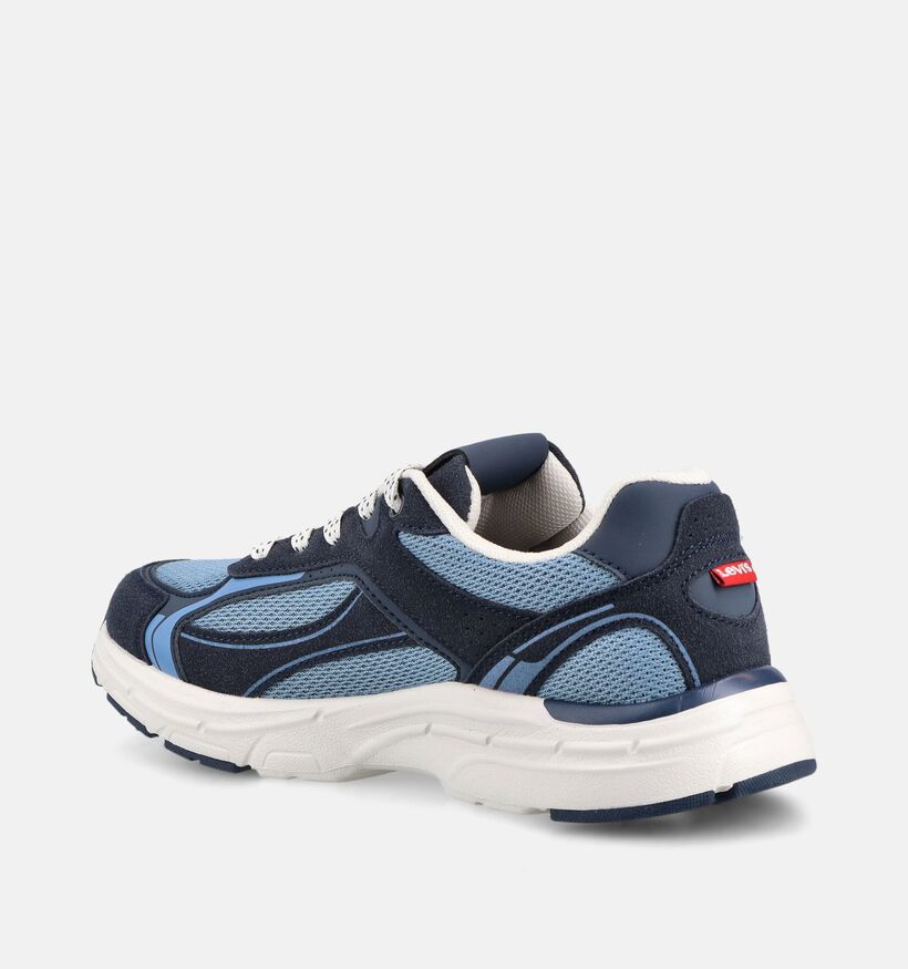 Levi's Curtis Blauwe Sneakers voor jongens, meisjes (371205) - geschikt voor steunzolen