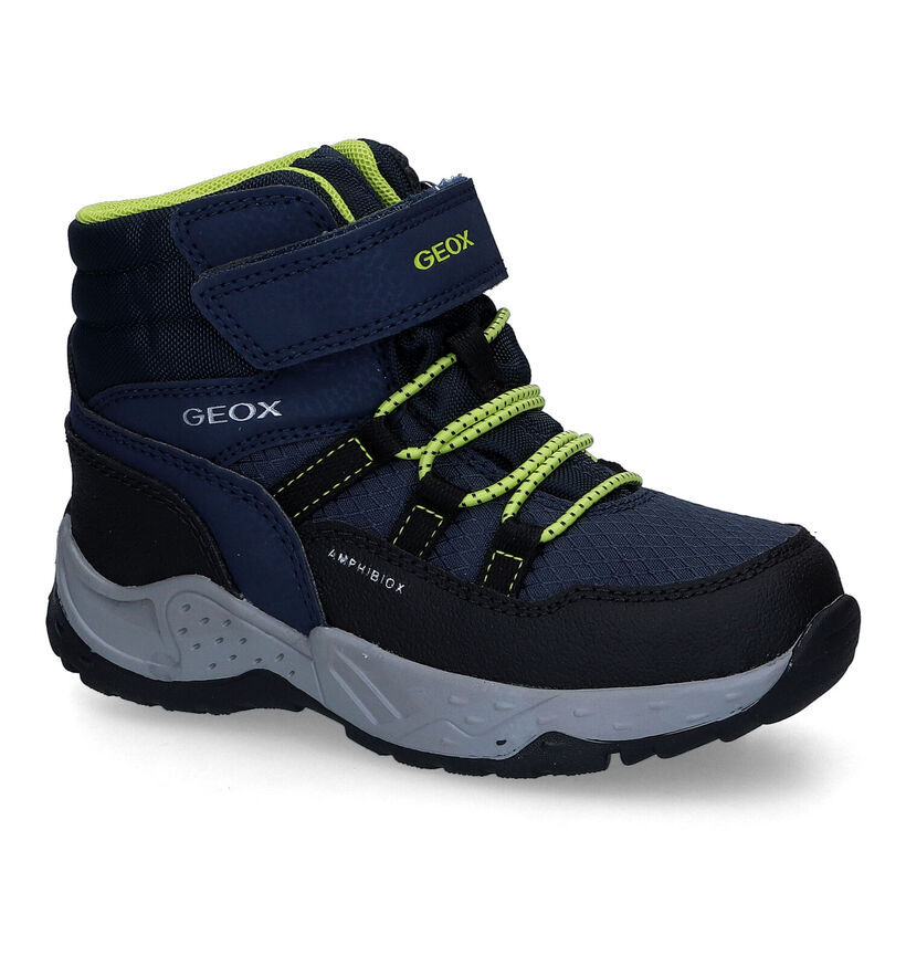 Geox Sentiero Chaussures de marche en Noir en textile (317629)