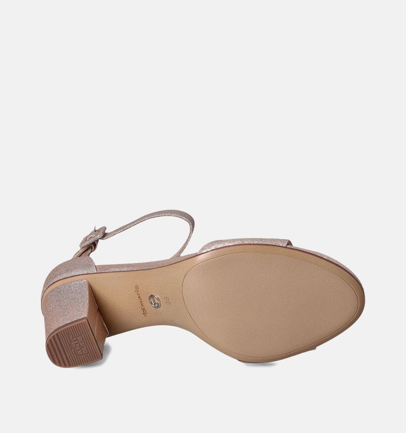 Tamaris Rose gold Sandalen met gesloten hiel voor dames (354353)