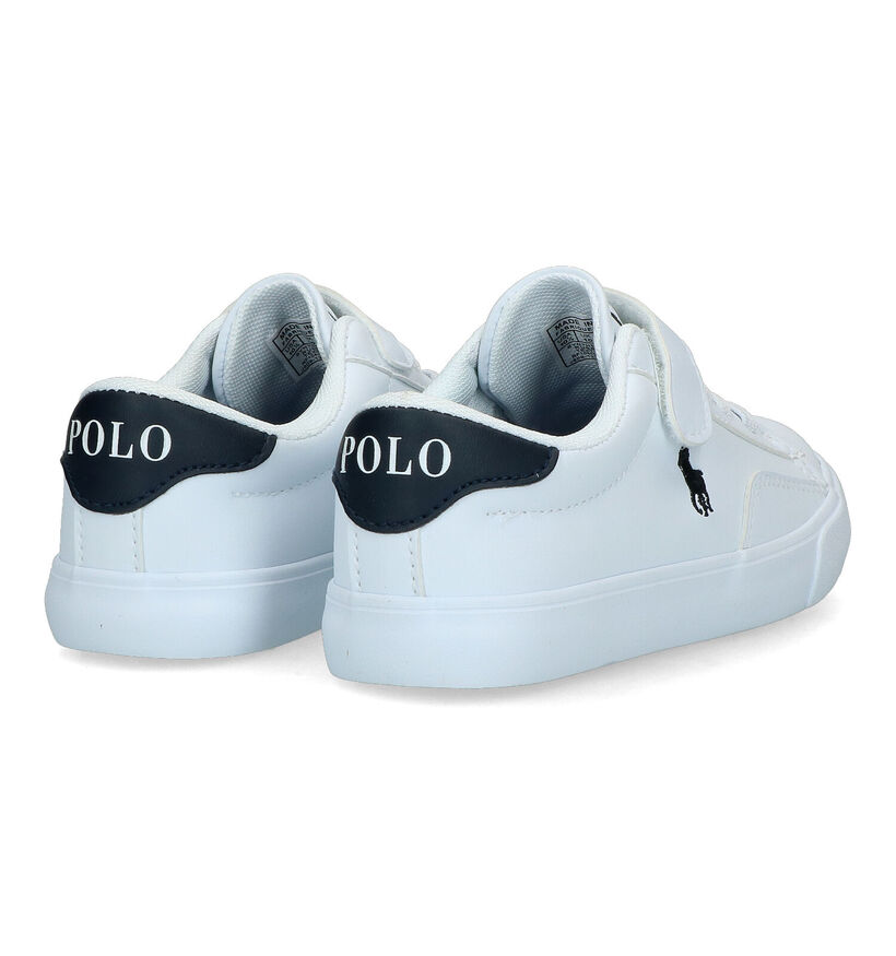 Polo Ralph Lauren Theron Witte Velcroschoenen voor jongens (320142)