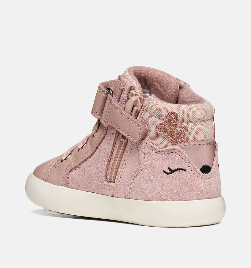 Geox Gisli Roze Babyschoentjes voor meisjes (376246) - geschikt voor steunzolen